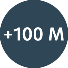  100+ million records 